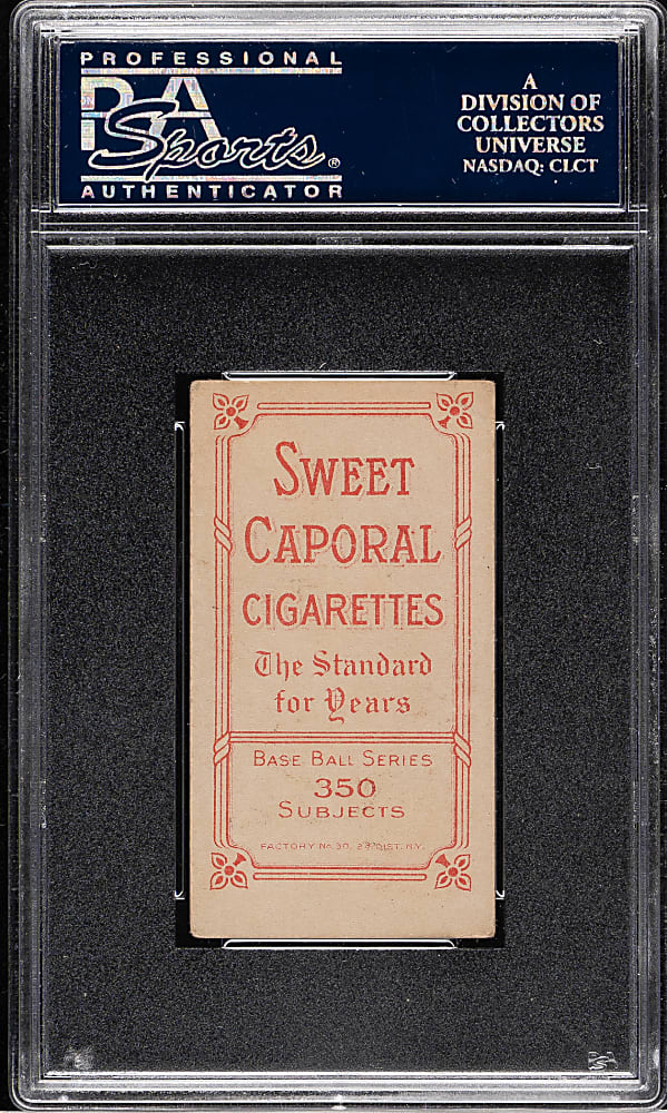 1909-1911 T206 White Border Fred Snodgrass Batting PSA VG-EX 4