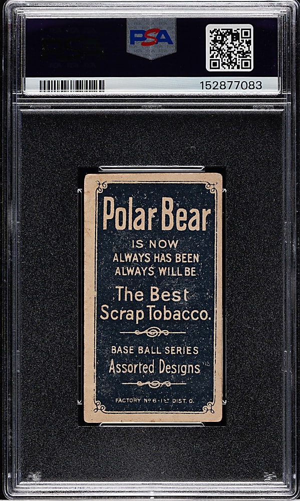 1909-1911 T206 White Border Red Kleinow Boston PSA GOOD 2 - Polar Bear Back