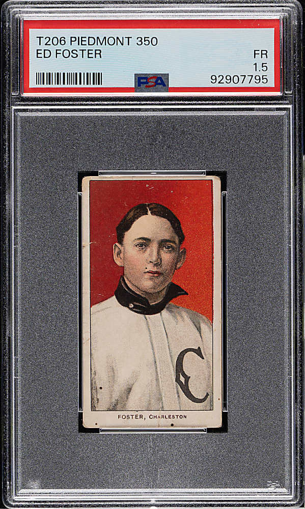 1909-1911 T206 White Border Ed Foster Southern Leaguer PSA FAIR 1.5