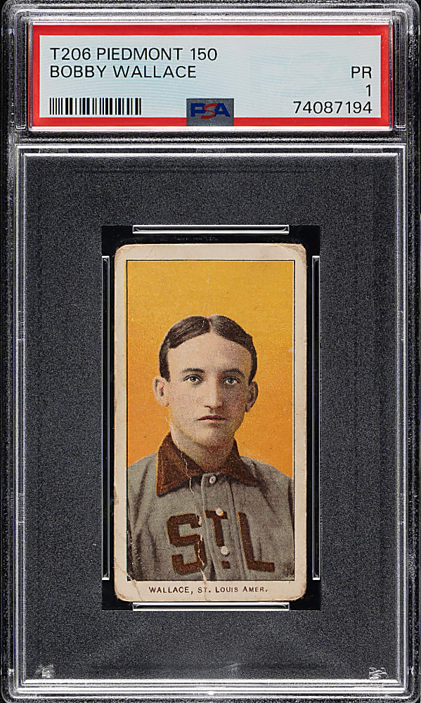 1909-1911 T206 White Border Bobby Wallace PSA POOR 1