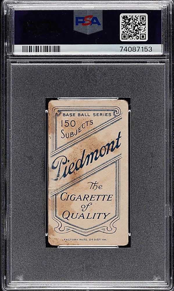 1909-1911 T206 White Border Carl Lundgren Chicago PSA POOR 1