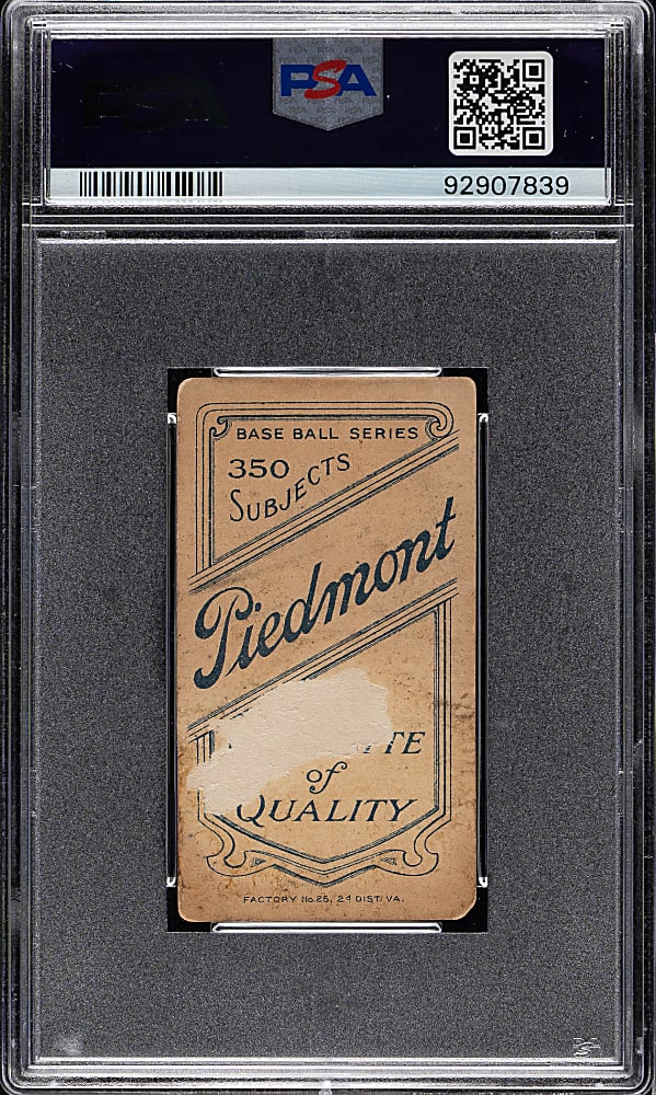 1909-1911 T206 White Border Steve Evans PSA POOR 1