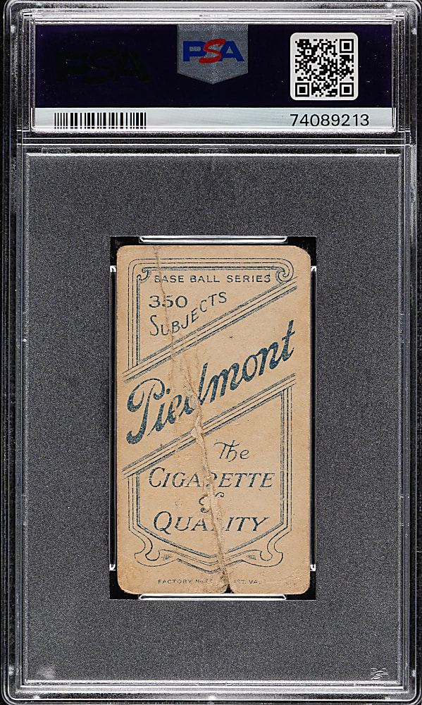 1909-1911 T206 White Border Bill Bernhard Southern Leaguer PSA POOR 1