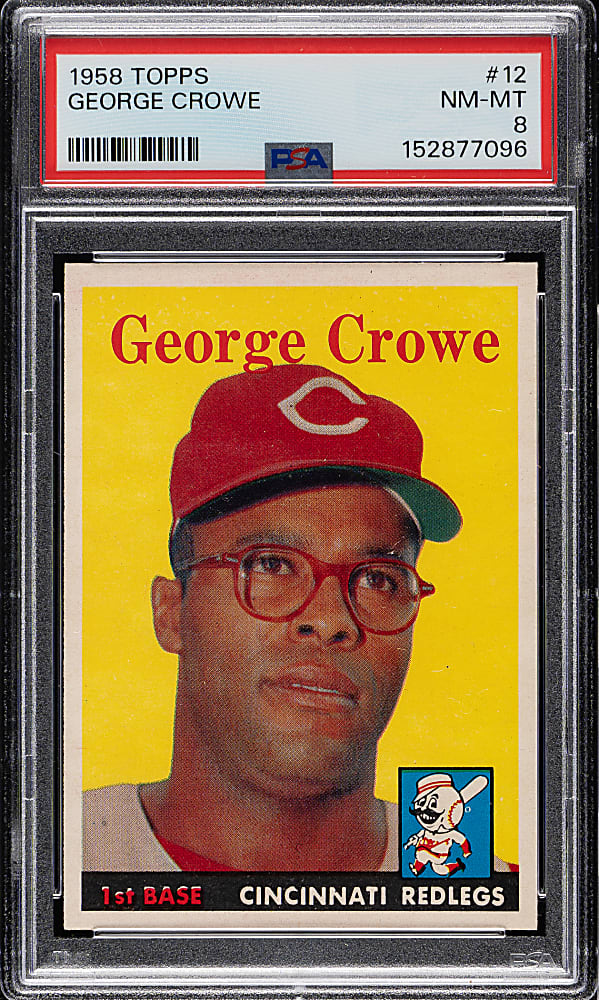 1958 Topps #12 George Crowe PSA NM-MT 8