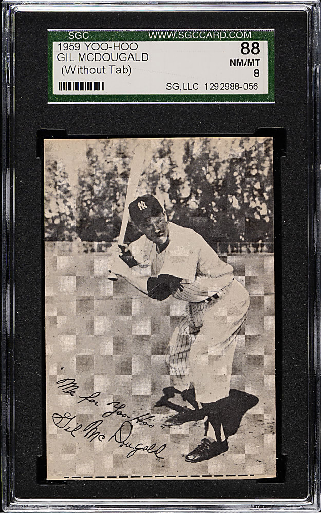 1959 Yoo-Hoo Gil McDougald SGC NM/MT 88