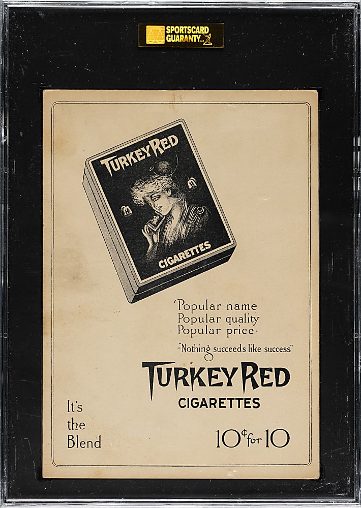 1911 T3 Turkey Red #98 Solly Hofman SGC FAIR 20 - Advertising Back