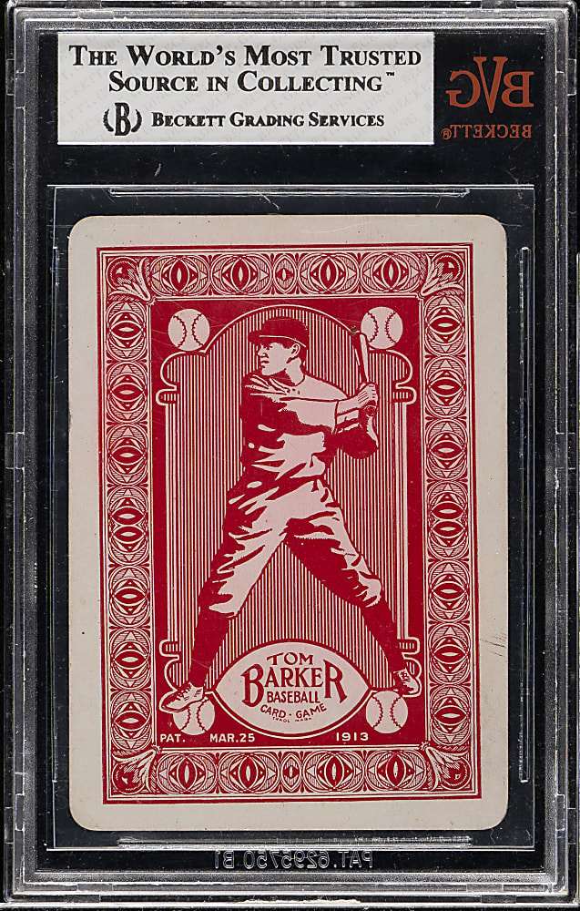 1913 WG6 Tom Barker Walter Johnson BVG VG+ 3.5