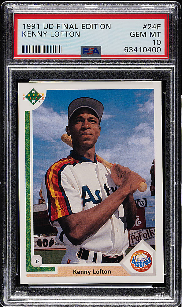 1991 Upper Deck Final Edition #24F Kenny Lofton Rookie PSA GEM MINT 10