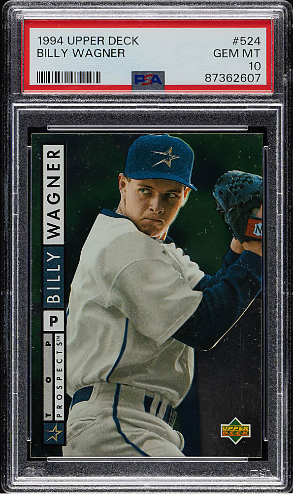 1994 Upper Deck #524 Billy Wagner Rookie PSA GEM MINT 10