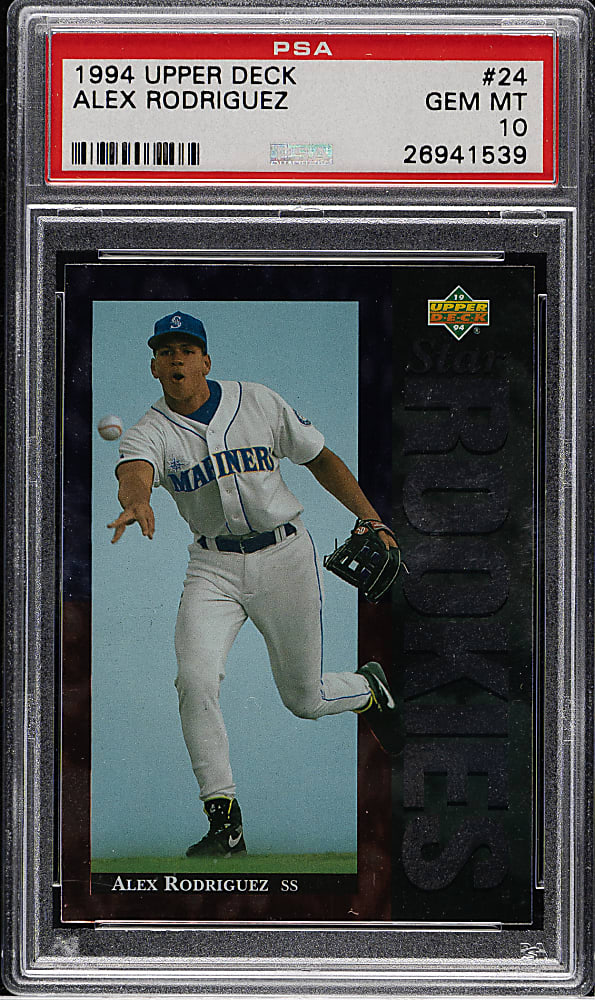 1994 Upper Deck #24 Alex Rodriguez Rookie PSA GEM MINT 10