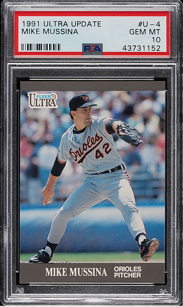 1991 Ultra Update #U-4 Mike Mussina Rookie PSA GEM MINT 10