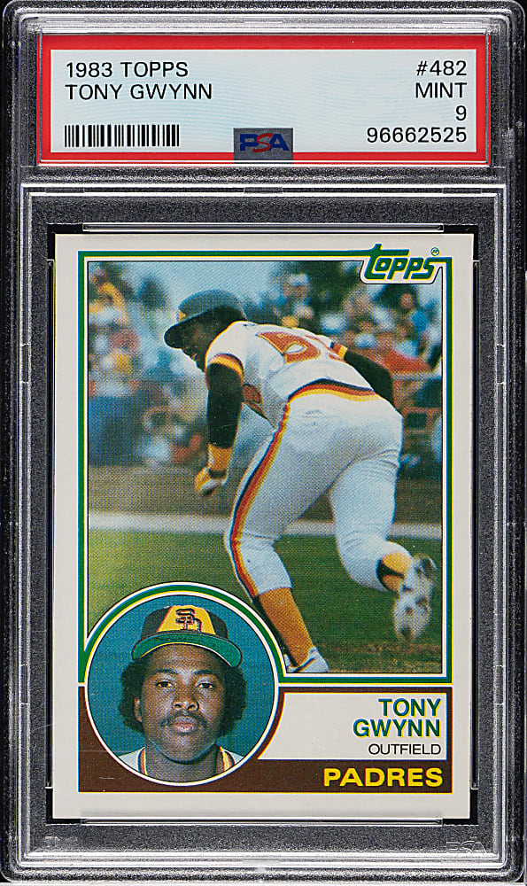 1983 Topps #482 Tony Gwynn Rookie PSA MINT 9