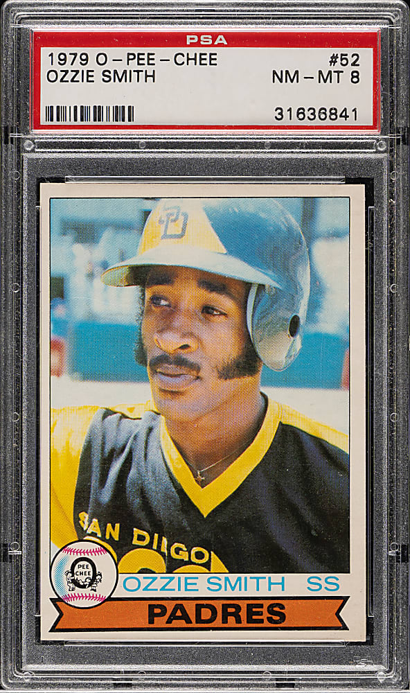 1979 O-Pee-Chee #52 Ozzie Smith Rookie PSA NM-MT 8