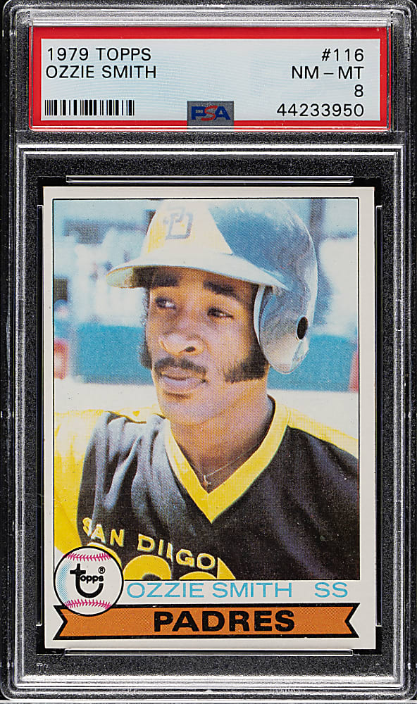 1979 Topps #116 Ozzie Smith Rookie PSA NM-MT 8