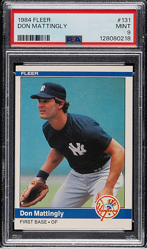1984 Fleer #131 Don Mattingly Rookie PSA GEM MINT 10