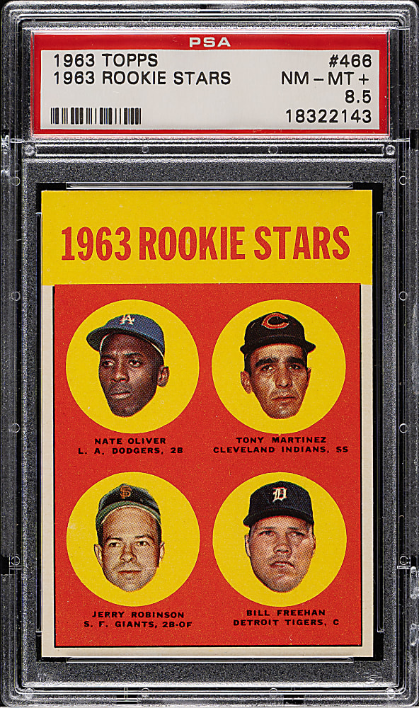 1963 Topps #466 Bill Freehan Rookie PSA NM-MT+ 8.5