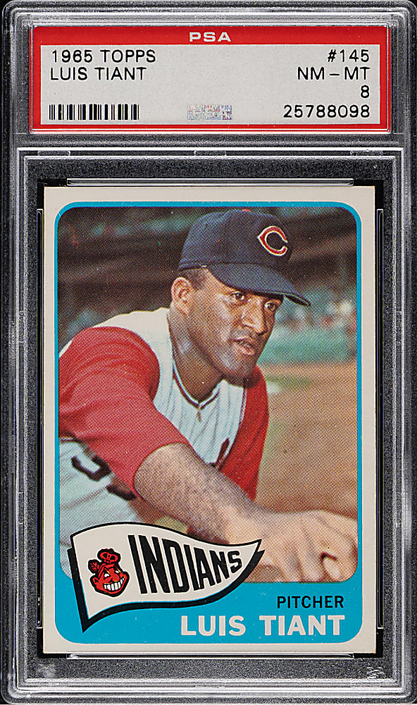 1965 Topps #145 Luis Tiant Rookie PSA NM-MT 8
