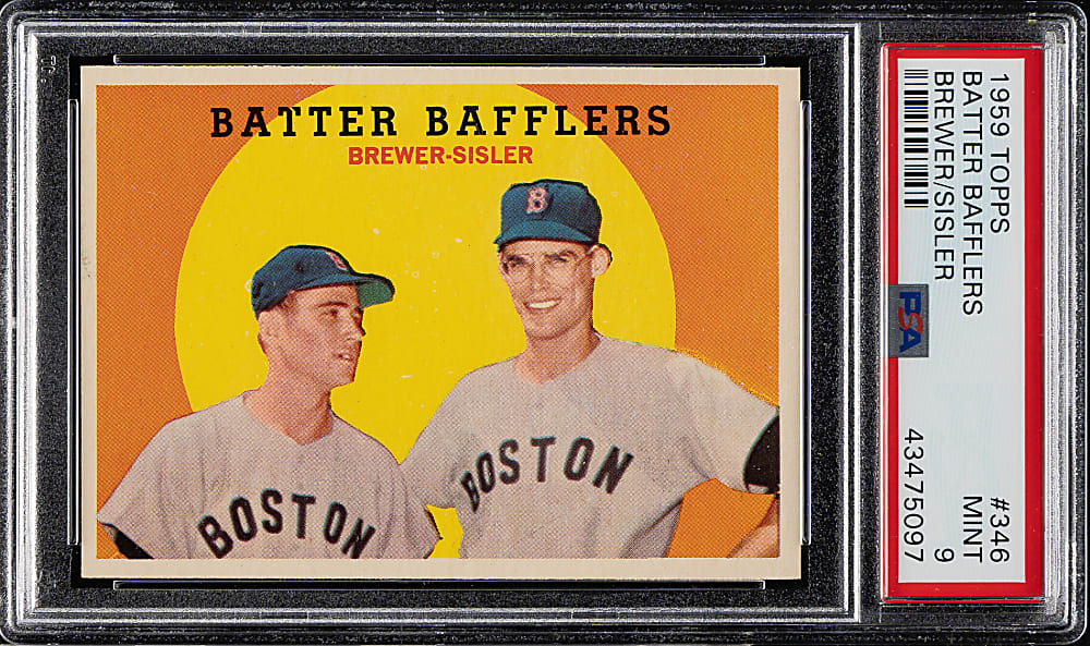 1959 Topps #346 Batter Bafflers PSA MINT 9 - Highest Graded!
