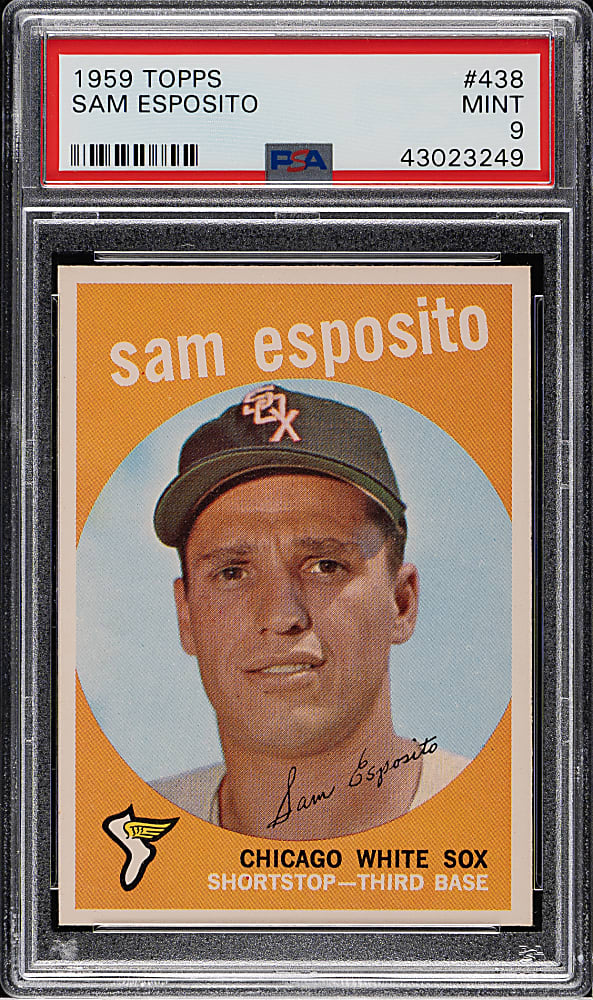 1959 Topps #438 Sam Esposito PSA MINT 9