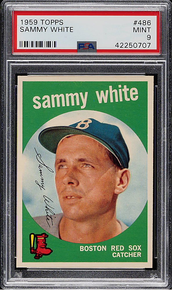 1959 Topps #486 Sammy White PSA MINT 9