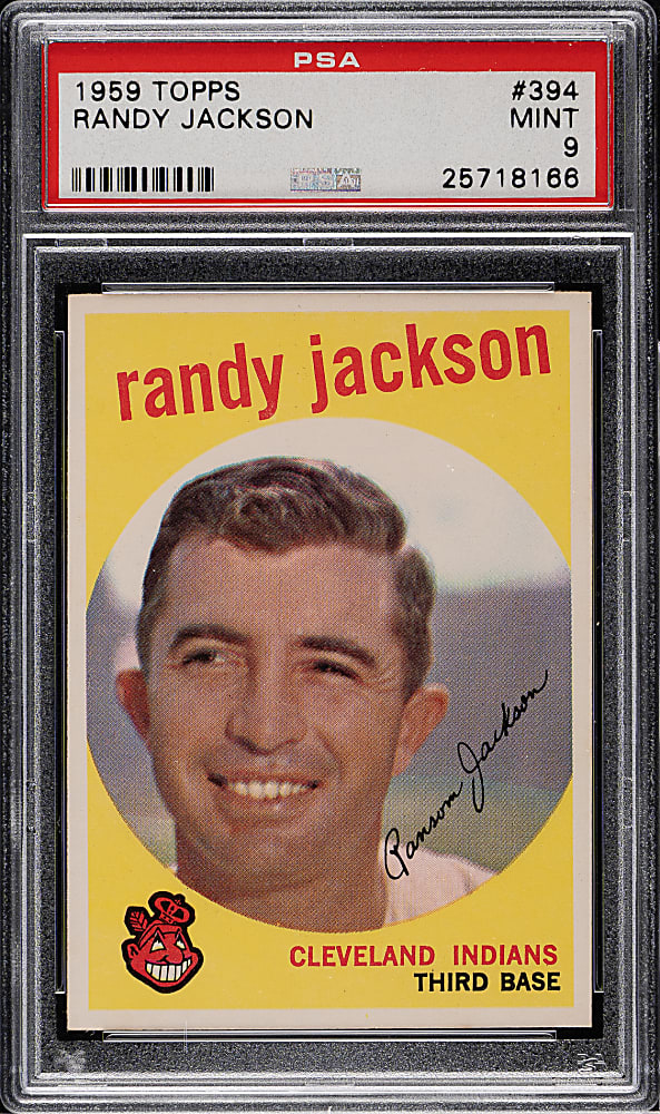 1959 Topps #394 Randy Jackson PSA MINT 9