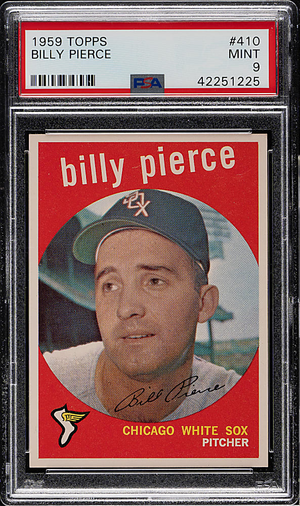 1959 Topps #410 Billy Pierce PSA MINT 9