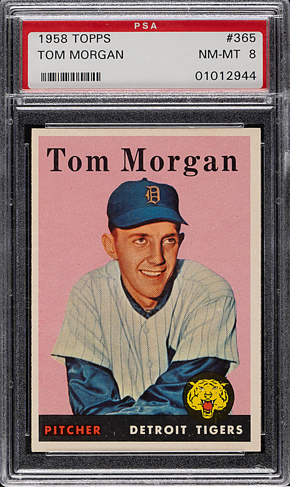 1958 Topps #365 Tom Morgan PSA NM-MT 8