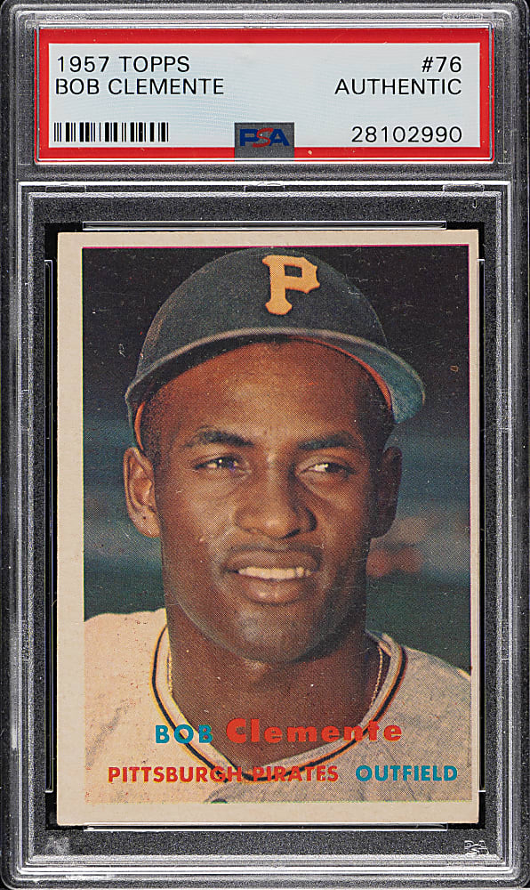 1957 Topps #76 Roberto Clemente PSA Authentic