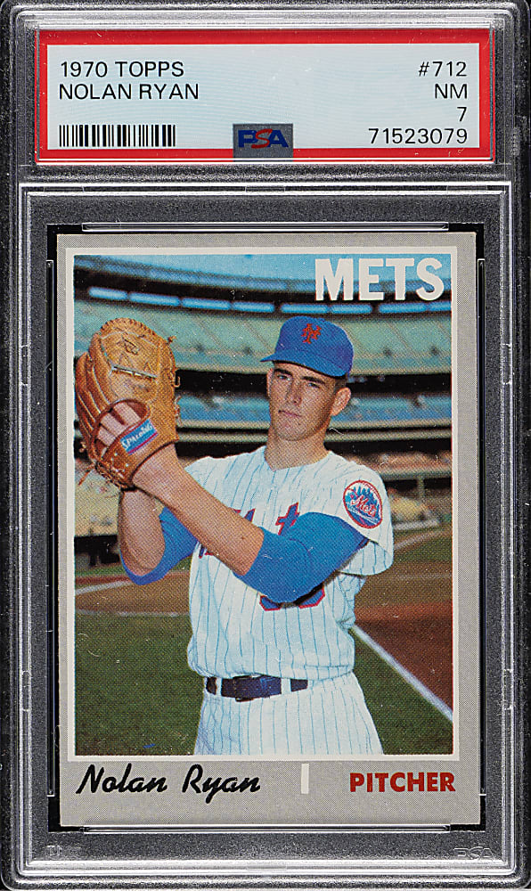1970 Topps #712 Nolan Ryan PSA NM 7