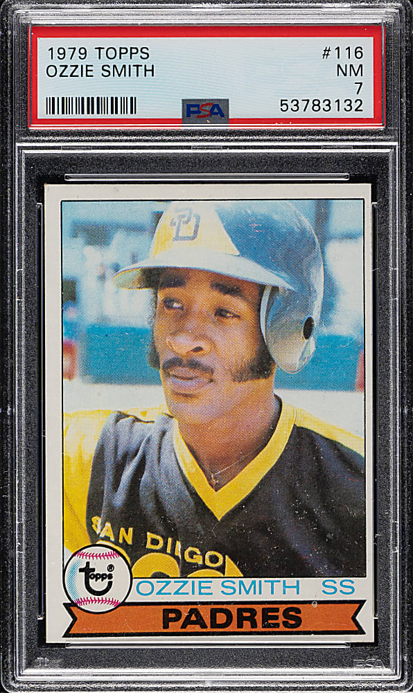 1979 Topps #116 Ozzie Smith PSA NM 7