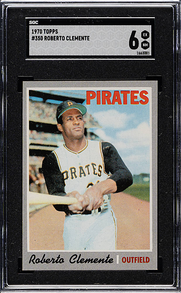 1970 Topps #350 Roberto Clemente SGC EX/NM 6