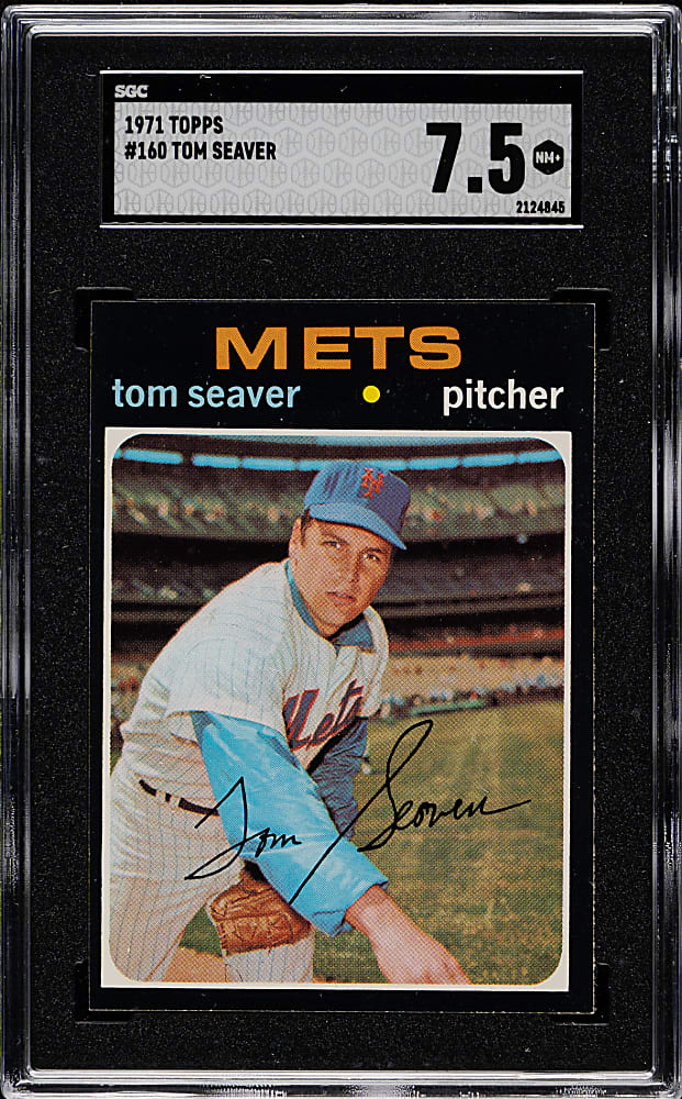 1971 Topps #160 Tom Seaver SGC NM+ 7.5