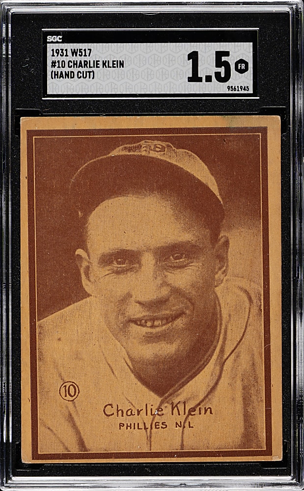 1931 W517 #10 Charlie Klein SGC FAIR 1.5