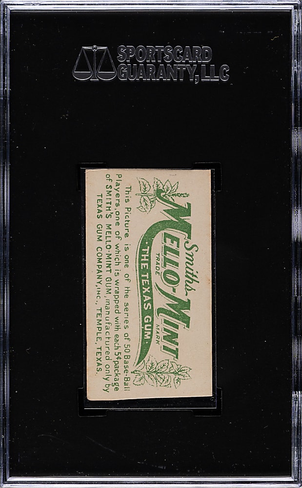 1910 E105 Mello-Mint Frank Chance SGC Authentic