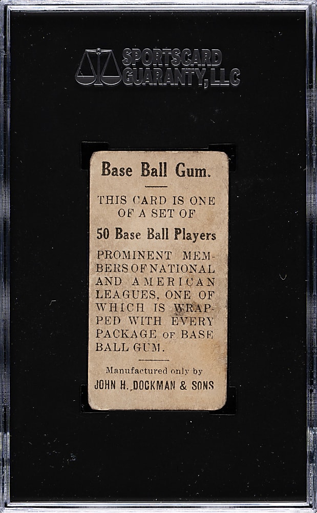 1909 E92 Dockman & Sons Joe Tinker SGC POOR 1