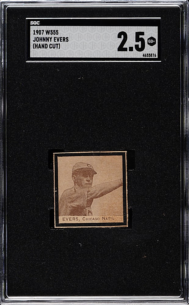 1909-1910 W555 Johnny Evers SGC GOOD+ 2.5