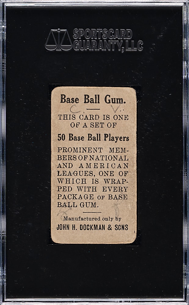 1909 E92 Dockman & Sons Heine Zimmerman SGC POOR 1