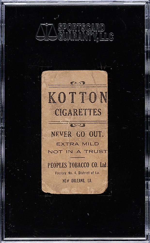 1914 T216 Kotton Tobacco Roger Bresnahan SGC POOR 10