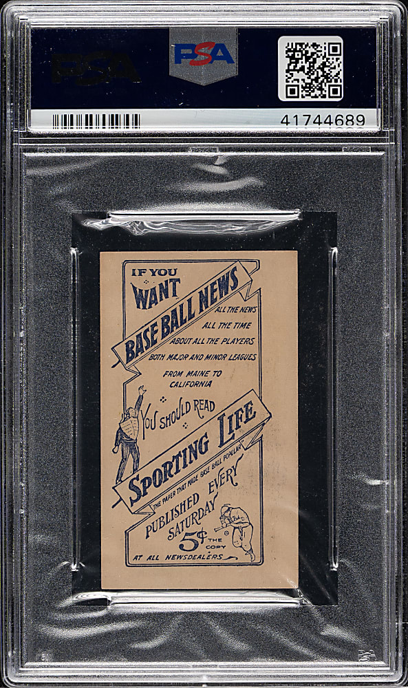 1910-1911 M116 Sporting Life Johnny Kling PSA NM 7