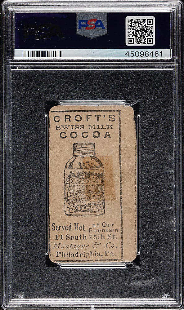 1909 E92 Croft's Cocoa Frank Chance PSA POOR 1 (MC)