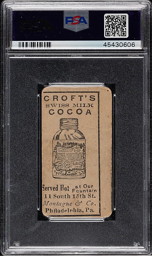 1909 E92 Croft's Cocoa Joe Tinker PSA POOR 1 (MC)
