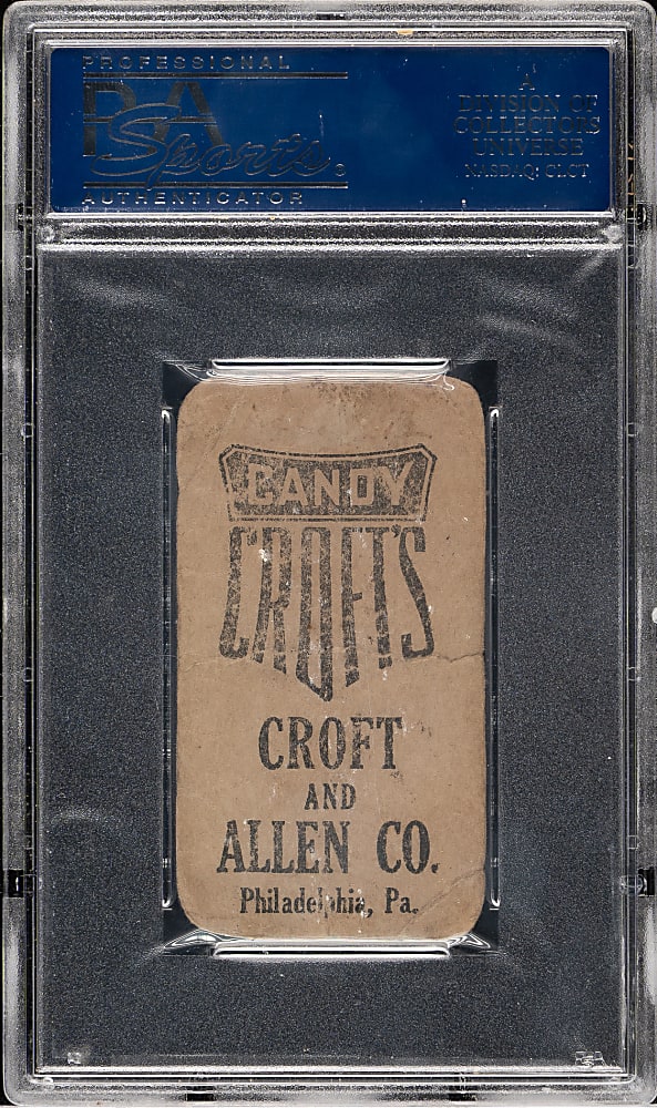 1909 E92 Croft's Candy Johnny Evers PSA POOR 1