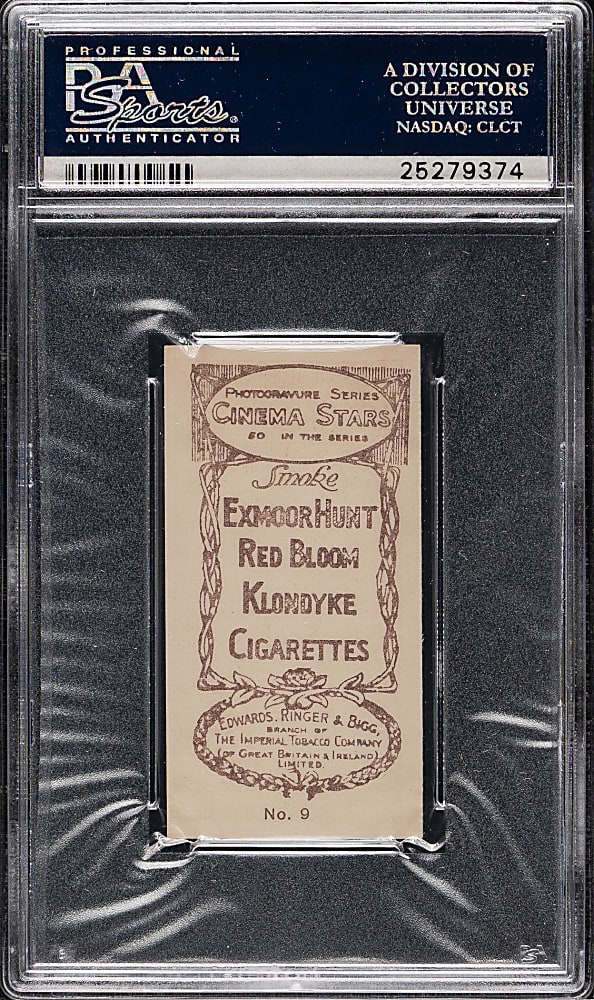 1923 Edwards, Ringer & Bigg "Cinema Stars" #9 Constance Talmadge PSA NM 7