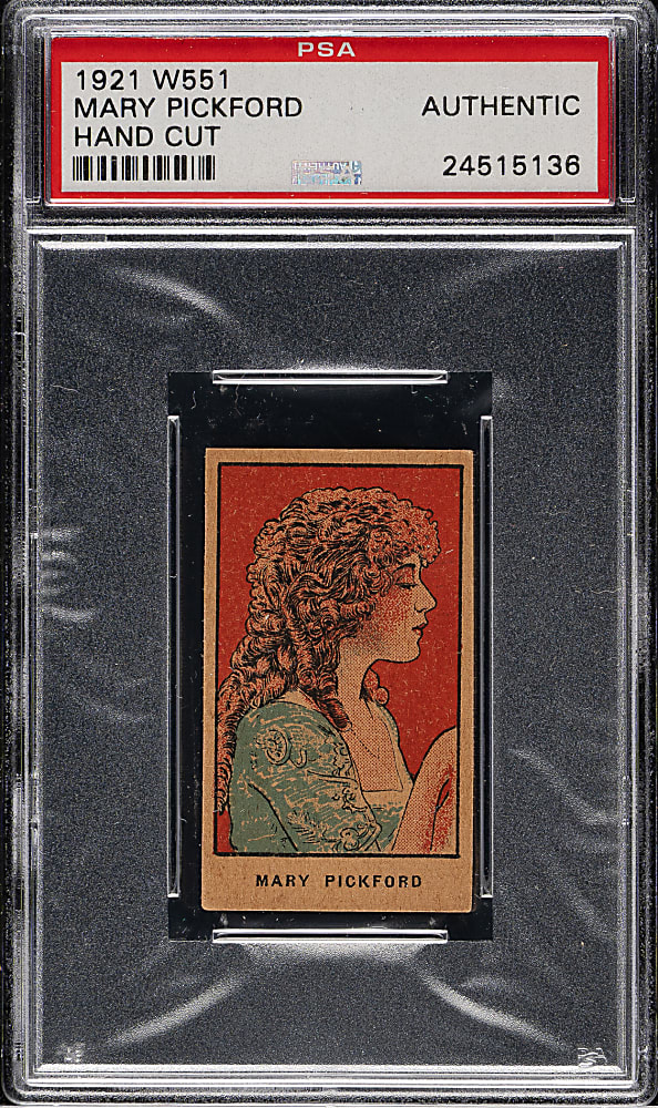 1921 W551 Mary Pickford PSA Authentic