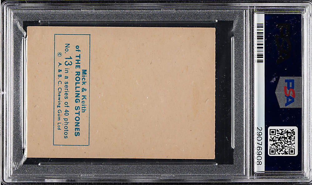 1965 A & BC Company "The Rolling Stones" #13 Mick & Keith PSA EX-MT 6