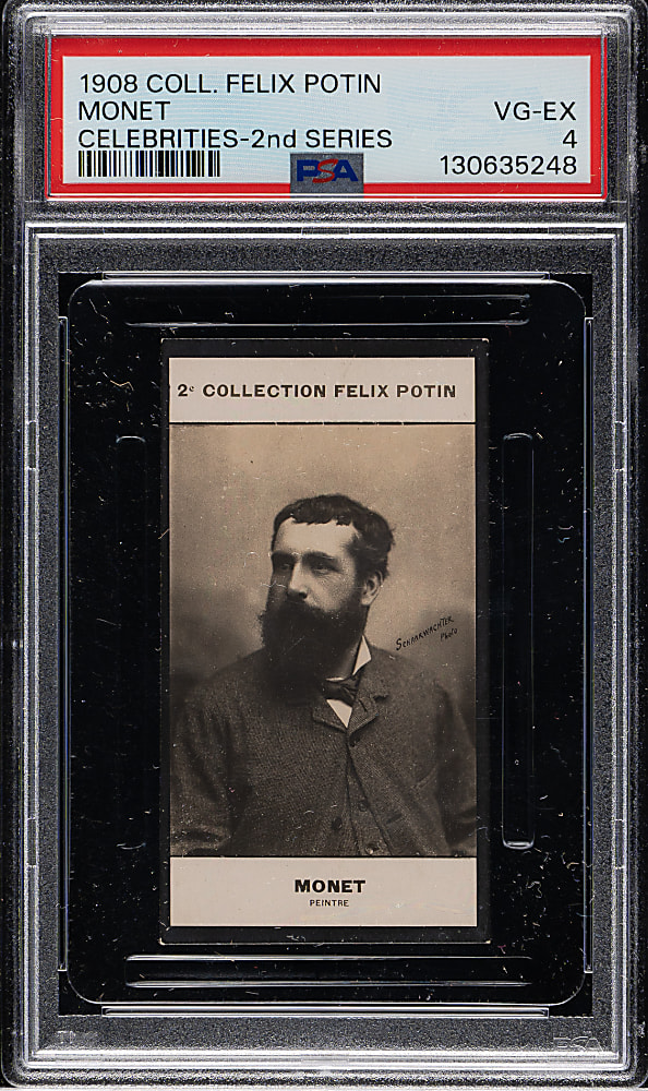 1908 Collection Felix Potin Celebrities Second Series Claude Monet PSA VG-EX 4
