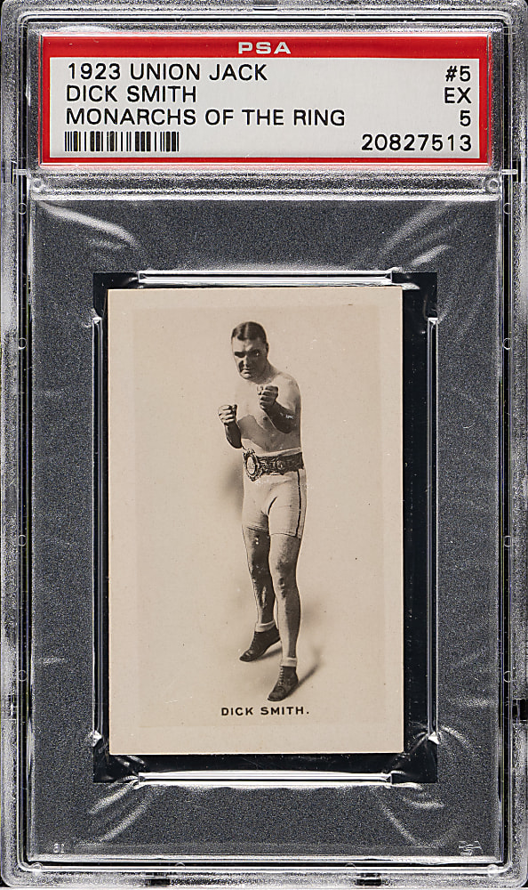 1923 Union Jack "Monarchs Of The Ring" Boxing #5 Dick Smith PSA EX 5