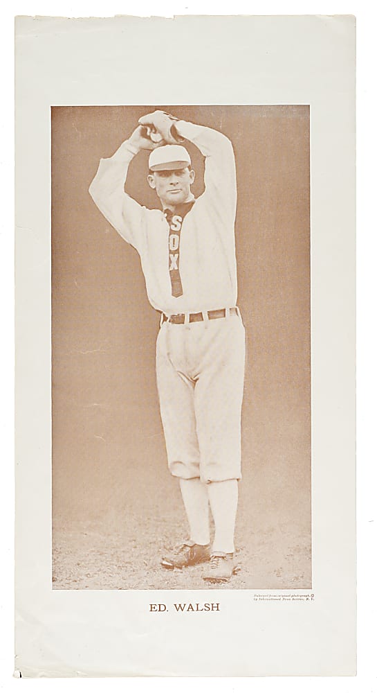1913-1915 M113 Ed Walsh Baseball Magazine Premium
