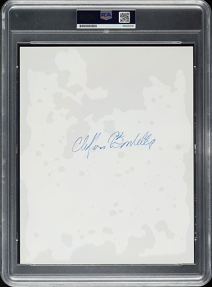 Circa 1980s Hank Aaron in the 1970s Vintage Clifton Boutelle Photograph PSA/DNA Type II