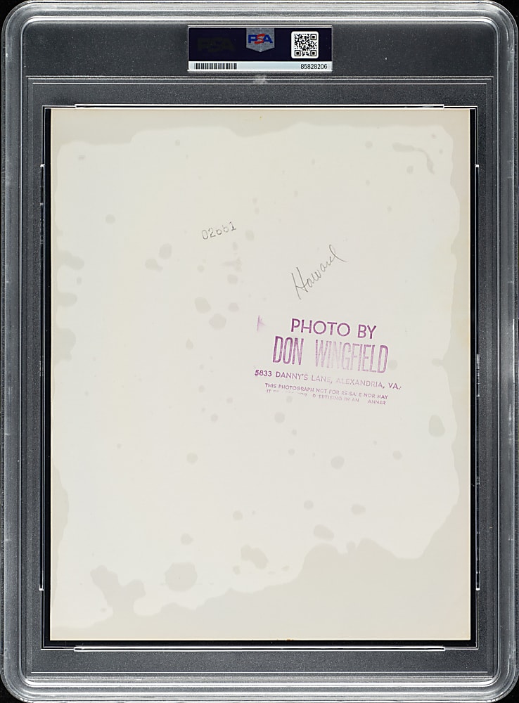 Circa 1950s Elston Howard Original Don Wingfield Photograph PSA/DNA Type I